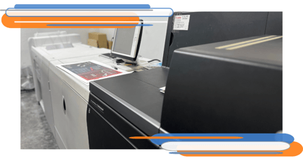 a digital printer in a print fulfillment center (1)