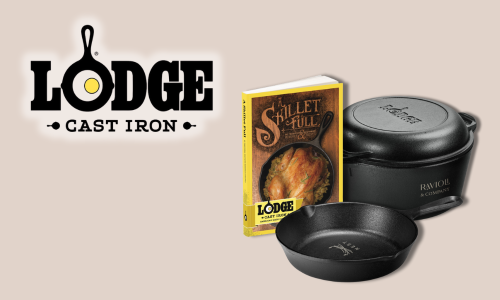 add branded logo to Lodge Iron skillets