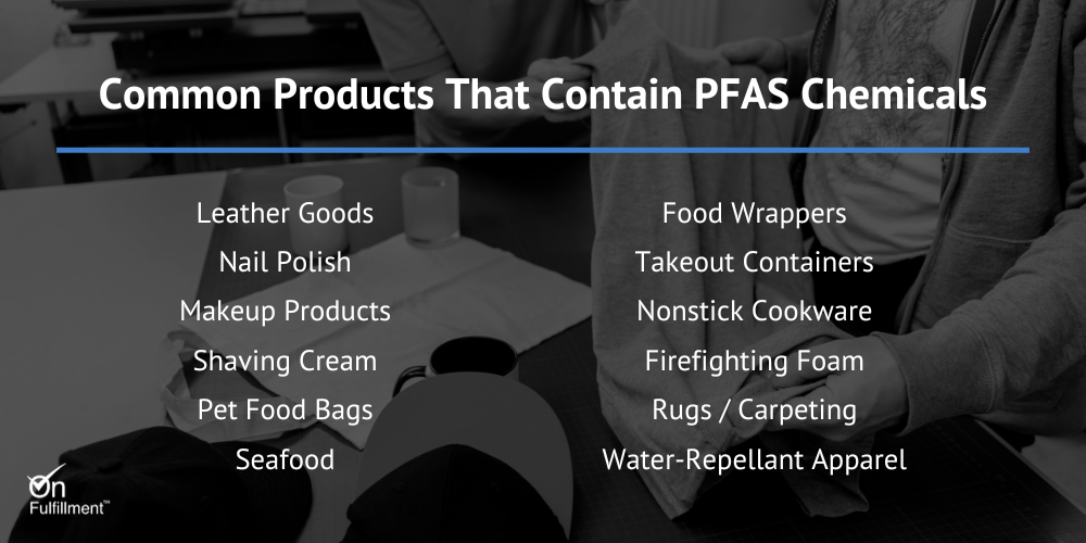 common products that contain pfas chemicals