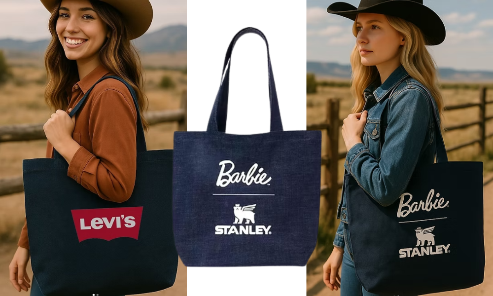 branded denim tote bags for events and giveaways