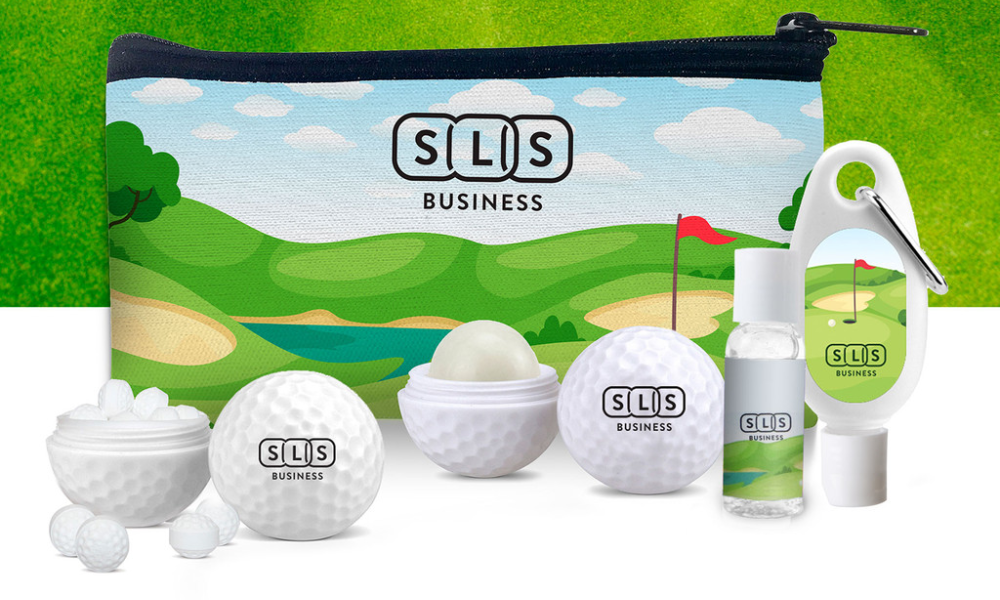 branded personal self care golf kit