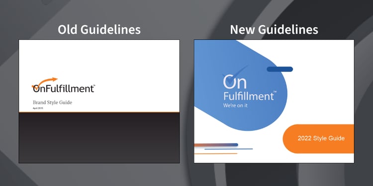 changing corporate guidelines for a company rebrand