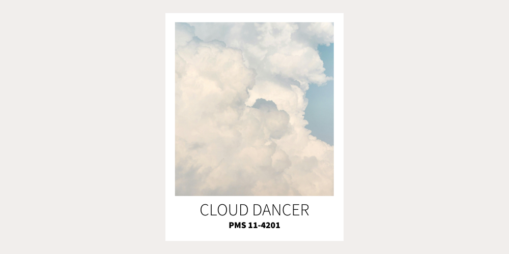 cloud dancer pantone color of the year