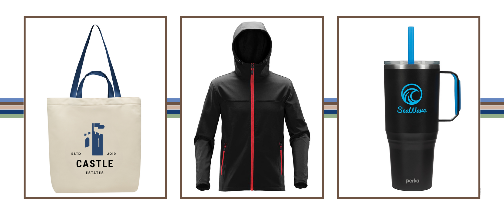 color detail on promotional products for a more subtle product option