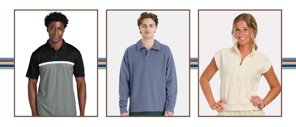 corporate apparel with a vintage style will trend in 2025
