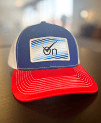 full color printed patch on promotional hat