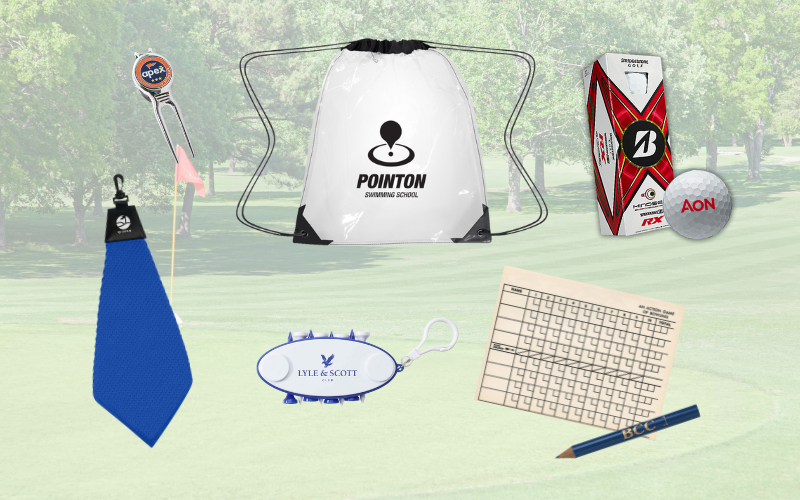 promotional golf kit for golf tournaments