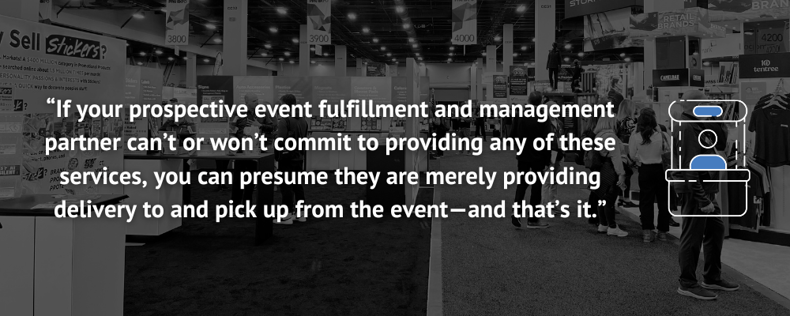 quote on event fulfillment partners