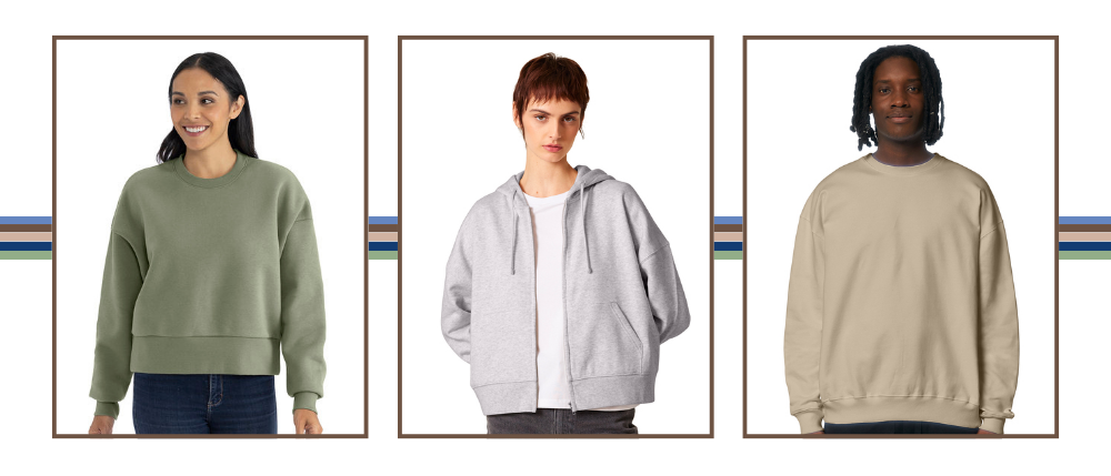 oversized apparel that can be branded with a corporate logo