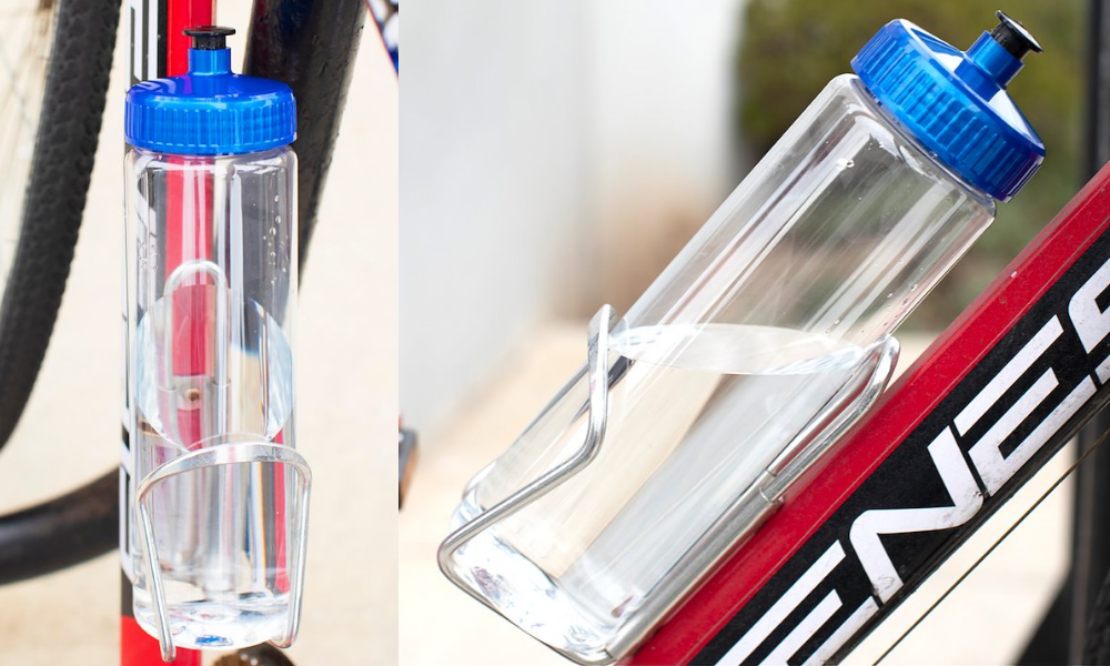 promotional push top water bottle