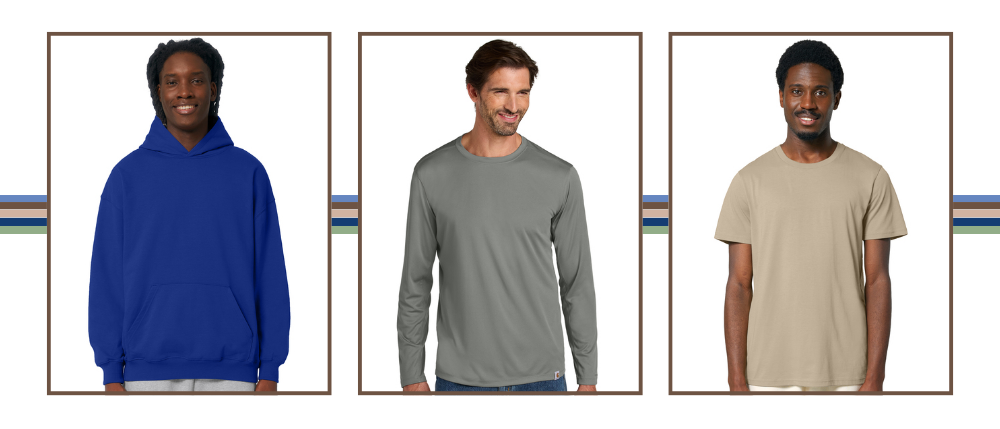 solid fabric colors instead of heathered or patterned
