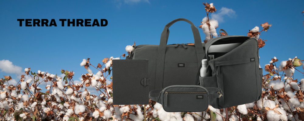 terra thread planet first cotton bags